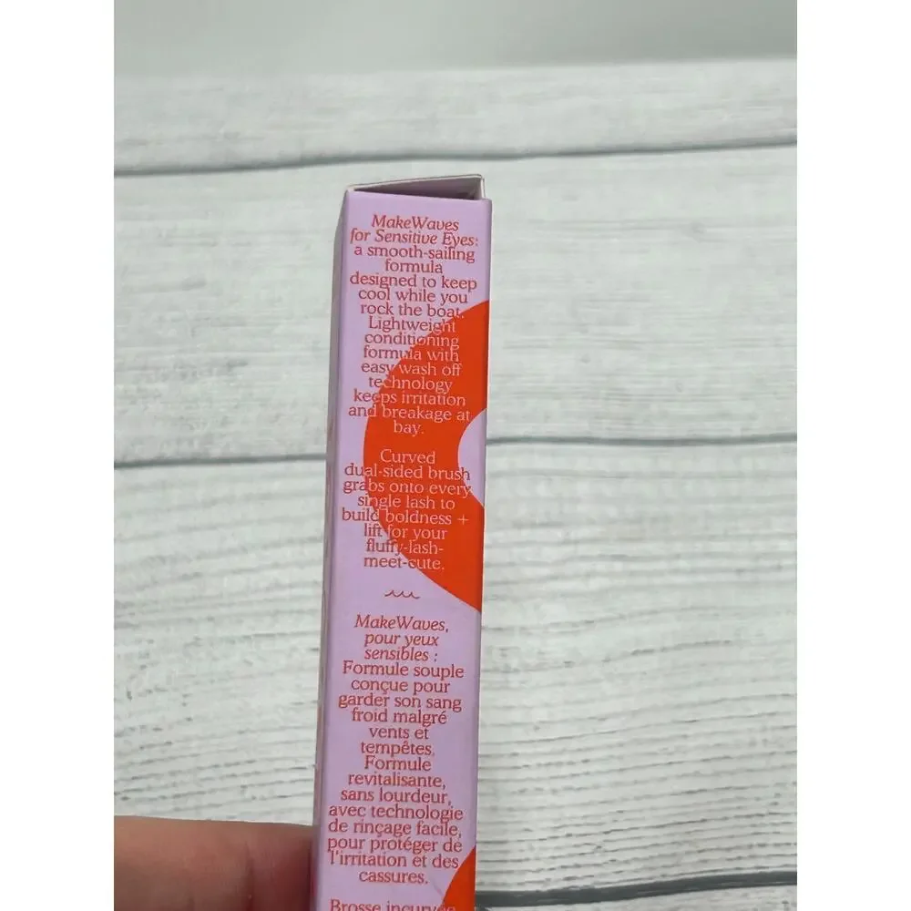 Tower 28 MakeWaves Jet Black Lengthening + Volumizing Mascara 8.50ml/0.29 oz New